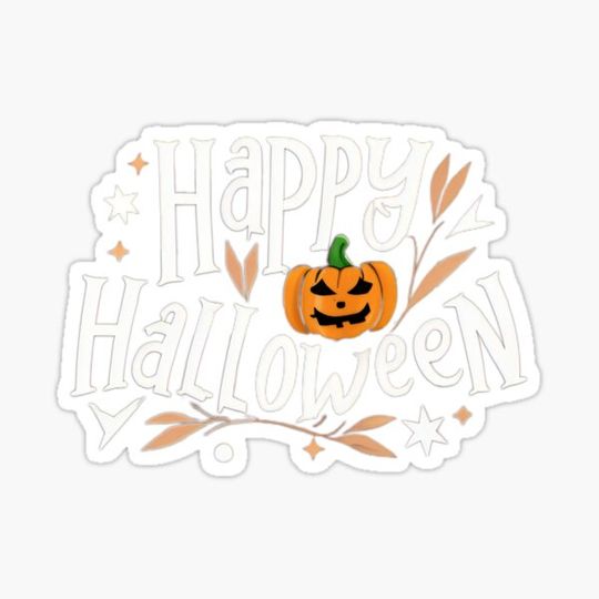 Discover Spooky Magic Unleashed: Happy Halloween T-Shirt with Jack-O'-Lantern Design