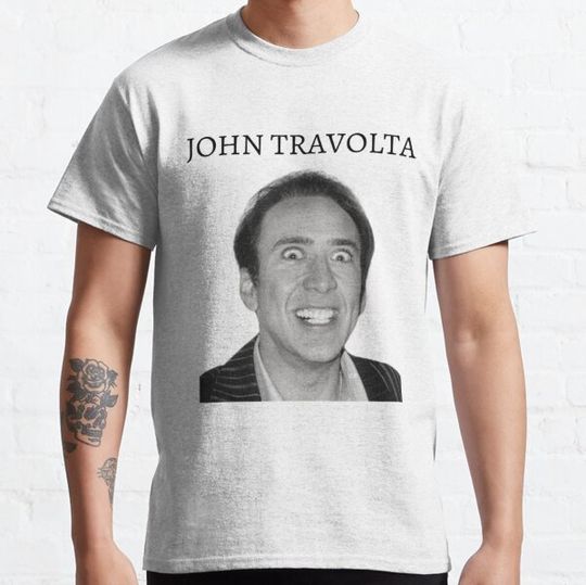 Discover john travolta nicolas cage shirt FUNNY MEME