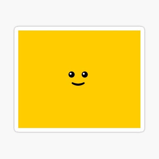 Discover Yellow Block Smiley