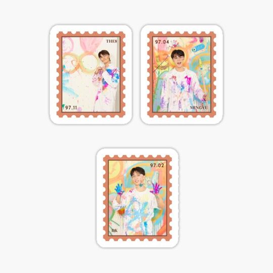 Discover Seventeen Face The Sun Carat Ver Stamp Set 97 Liners