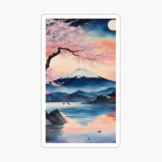 Discover Fuji Sticker