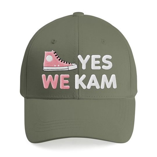 Discover Yes We Kam Cap, Kamala Harris 2024, Kamala Harris Hat (Embroidered Distressed Cap)