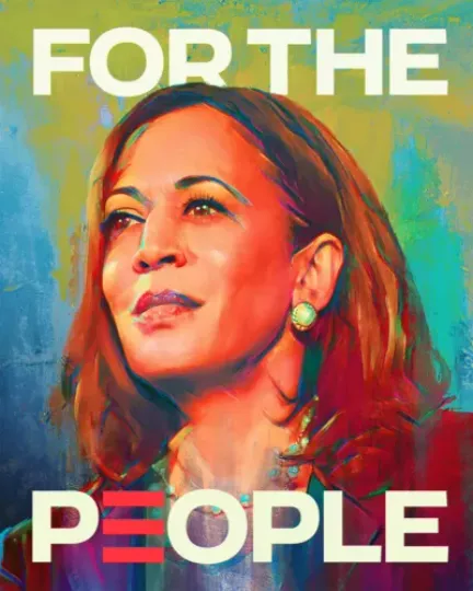 Discover Kamala Harris For The People 2024 Election President Poster
