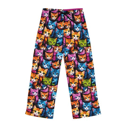 Discover Cute Kittens Women's Colorful Pajama Pants