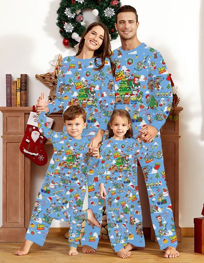 Discover Ttoy Storyy Group Matching Family Pajamas Set Ttory Storyy Pajamas Cartoon