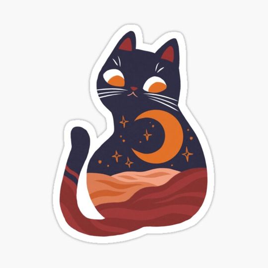 Discover Moon Boho Cat