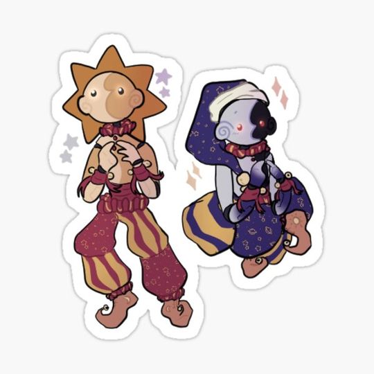 Discover Sun Moon Stickers