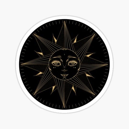 Discover Celestial Sun Face