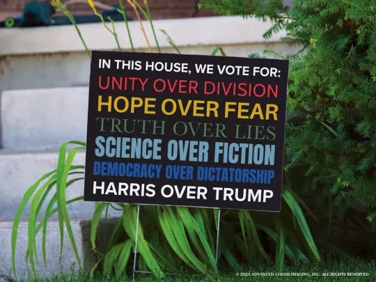 Discover Kamala Harris President For The People Yard Sign
