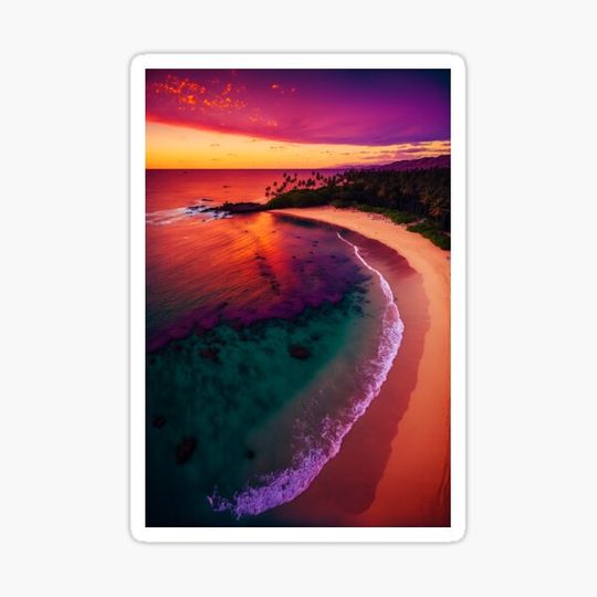 Discover Beautifull Sunrise on the Havaiian beach 5