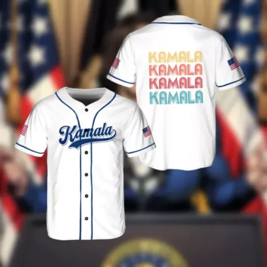 Discover Vintage Kamala Harris Jersey, Madam President Kamala Harris Shirt
