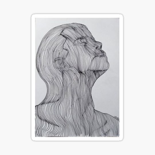 Discover Lady Line Art