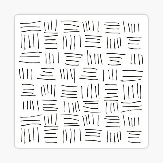 Discover Doodle sticks on white