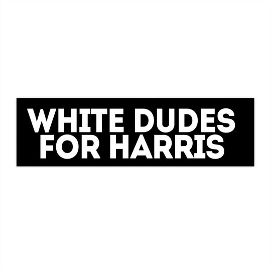 Discover White Dudes for Harris - Kamala Harris 2024 Presidential Election Sticker