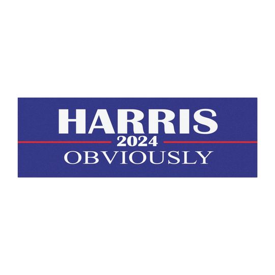 Discover Harris 2024 Obviously, Car Magnet