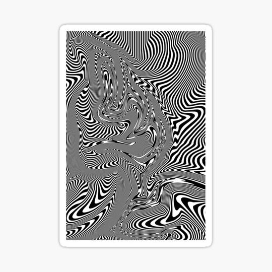 Discover Trippy Black and White Pattern