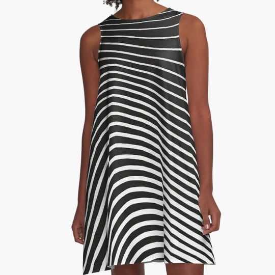 Discover Black and White Wave Lines