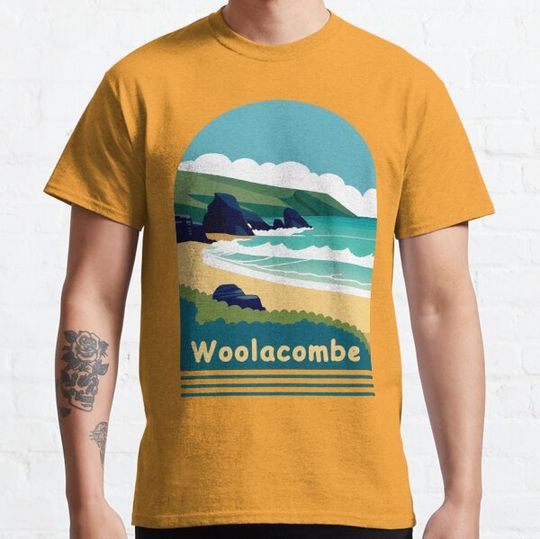 Discover Woolacombe Beach Poster
