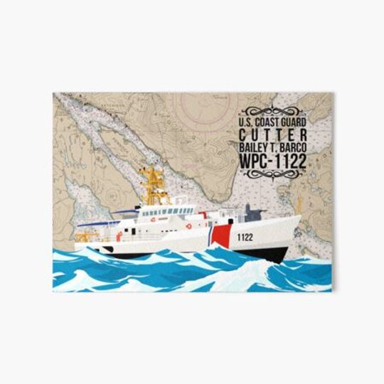 Discover Chart Art - Coast Guard Cutter Bailey T Barco