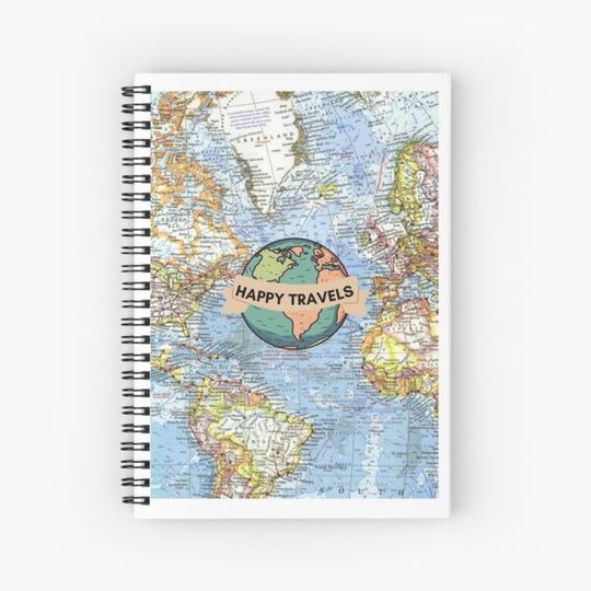Discover Happy Travels - Nat Geo Map Travel Journal