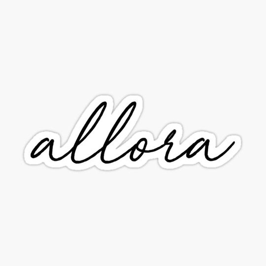 Allora Italian Quote Sticker