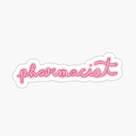Discover Pharmacist Neon Sign Pink