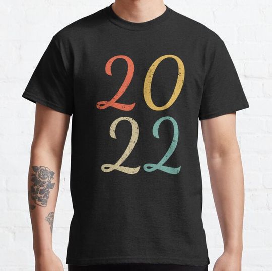 Discover Classic Vintage Style 2022 Birthday Distressed