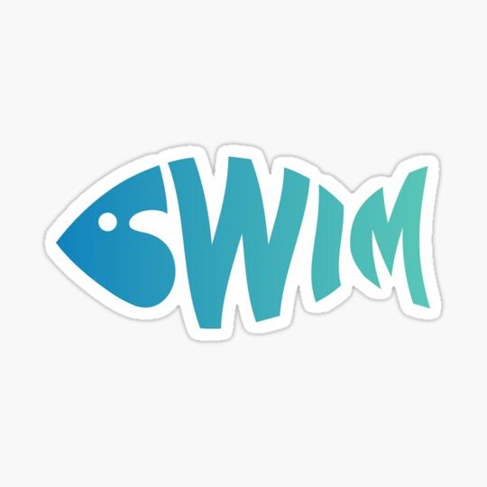 Discover Swim Creative Fish Design