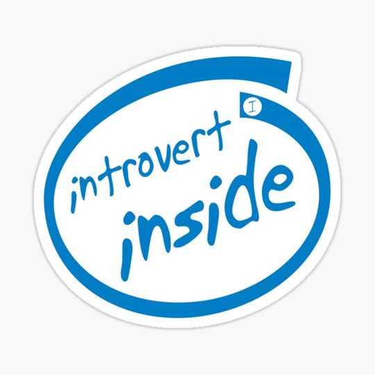 Discover Introvert Inside (blue)