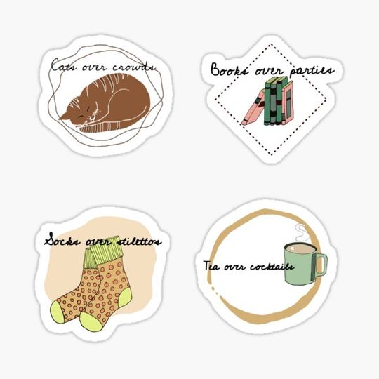 Discover Introvert pack - stickers