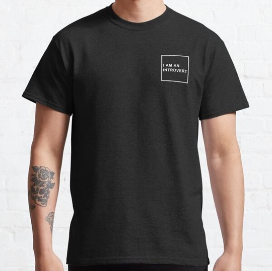 Discover I am an Introvert - White Text - Small Icon