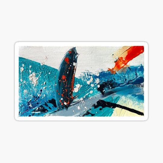 Discover Painting Abstract Sail and Waves
