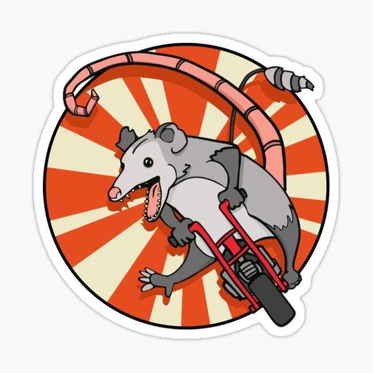 Discover Vintage Minibike Possum Riding a Gas Mini Bike