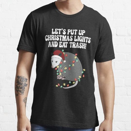 Discover Possum Eat Trash Put Up Christmas Lights Merry Hissmas
