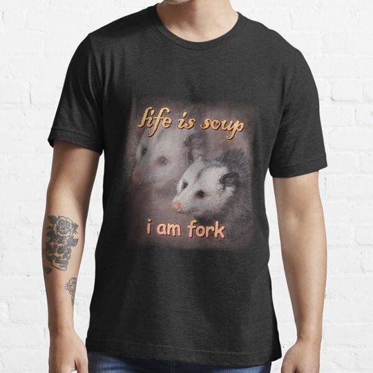 Discover Life Is Soup I Am Fork Possum Word Art