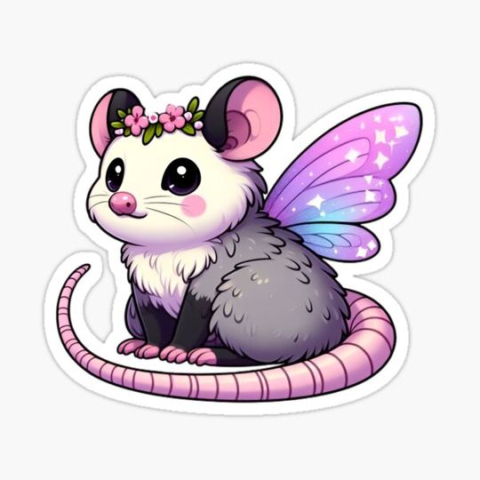 Discover Kawaii possum fairy