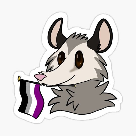 Discover Pride Opossum: Asexual