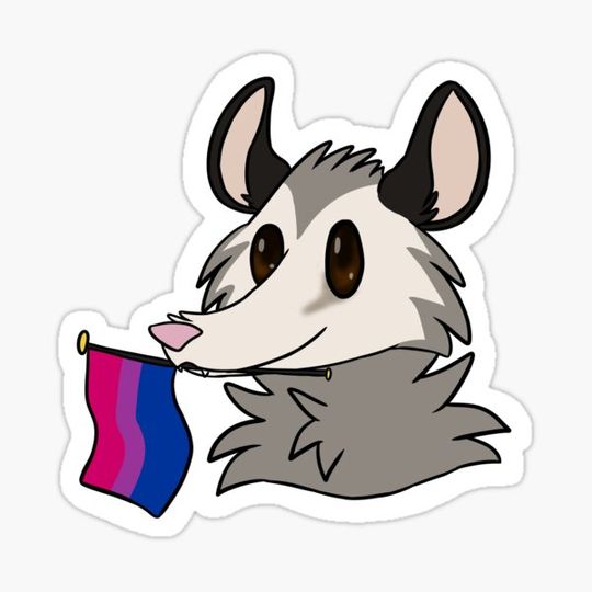 Discover Pride Opossum: Bi
