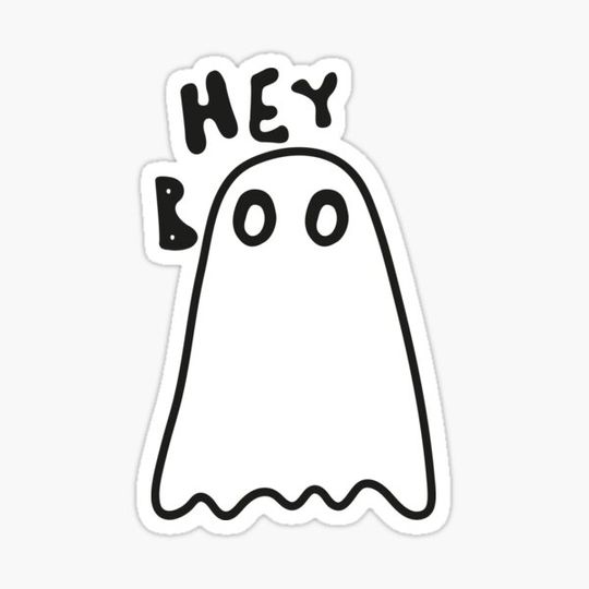 Discover Hey Boo - Ghost / Original Design