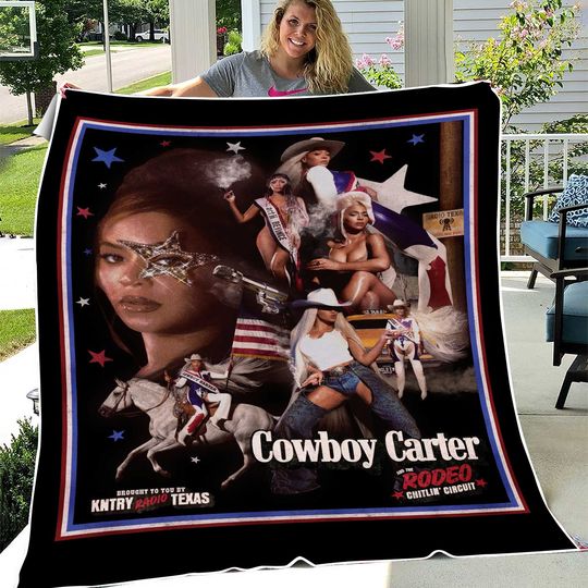 Discover Cowboy Carter Throw Blanket