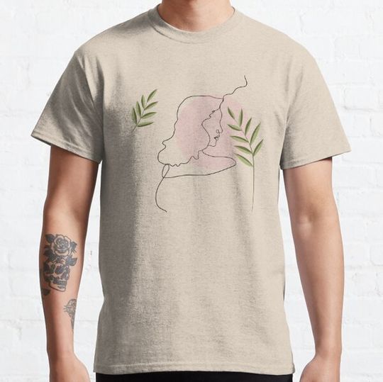 Discover Line art design classic lady