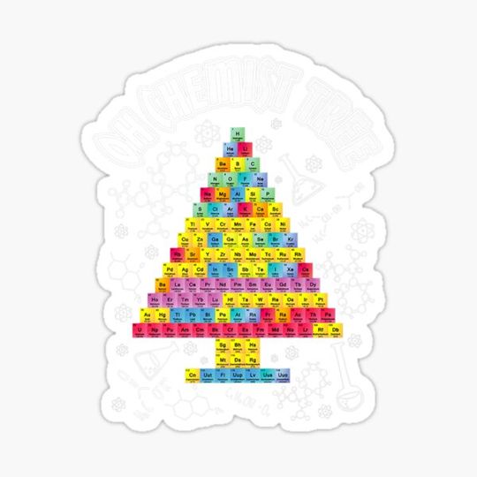 Discover Oh Chemist Tree Science Holiday Chemistry