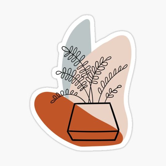Discover Boho Aesthetic Fern - Sedona, Beige, Sage - white background