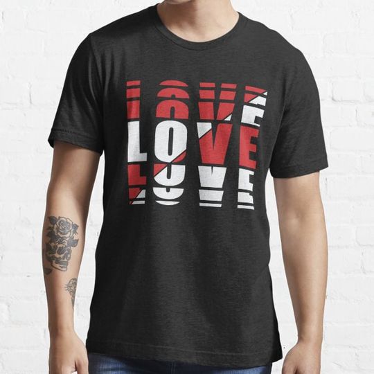 Discover Love, Red, White, Modern Love, Two Colors