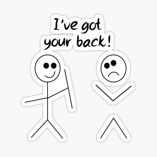 Discover I've Got Your Back. Gift For Friends. Funny Gift.