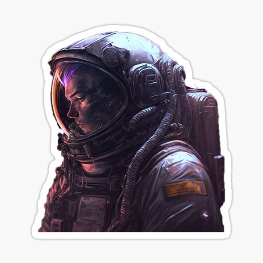 Discover A cyberpunk astronaut