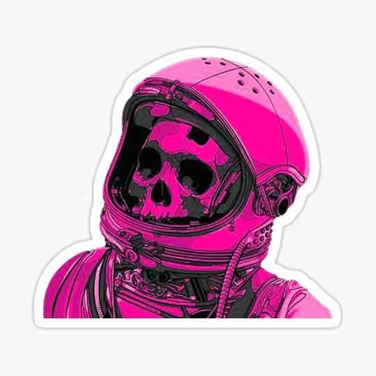 Discover Pink Skeleton Astronaut