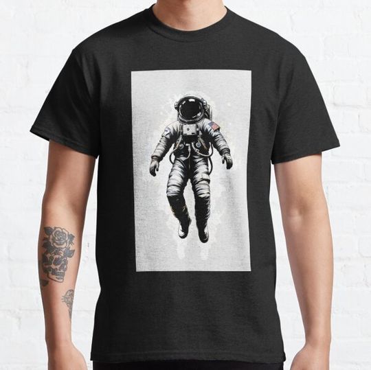Discover floating in space