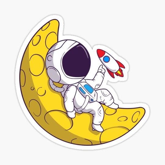 Discover Astronaut Illustration