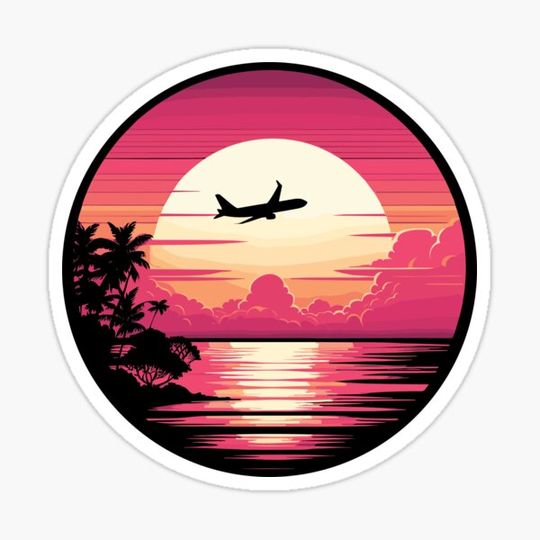 Discover Plane Sunset